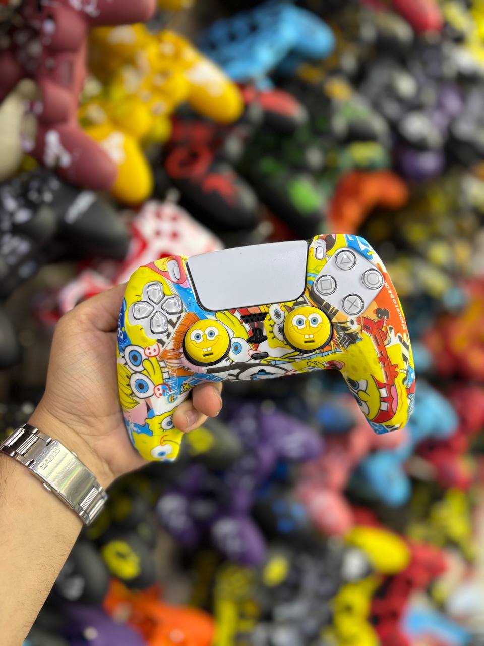 کاور دسته سیلیکونی Ps5دو عدد سر آنالوگ برجسته