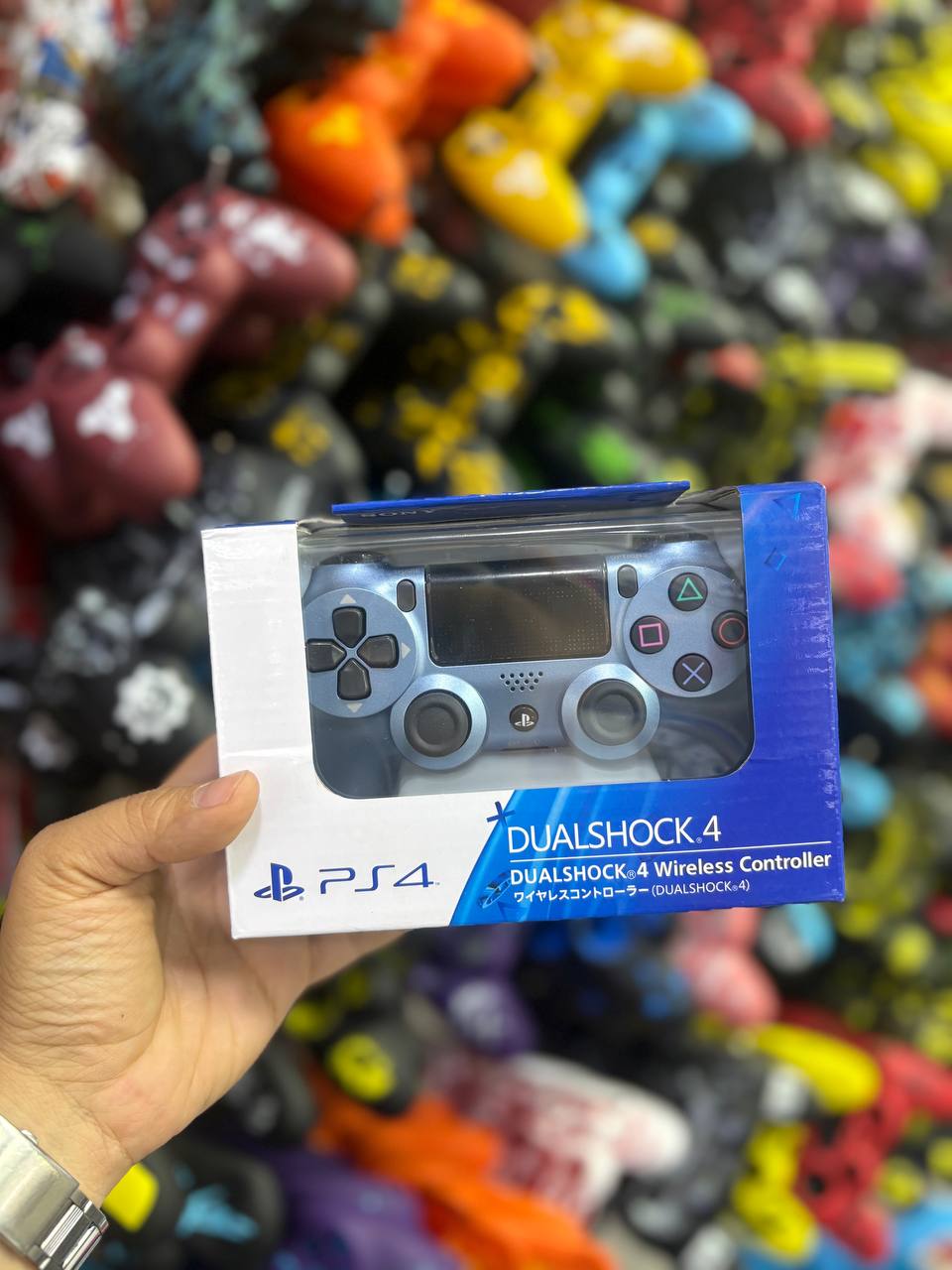 دسته High copy پلی 4 کیفیت Master سی چراغ - آبی تیتانیوم