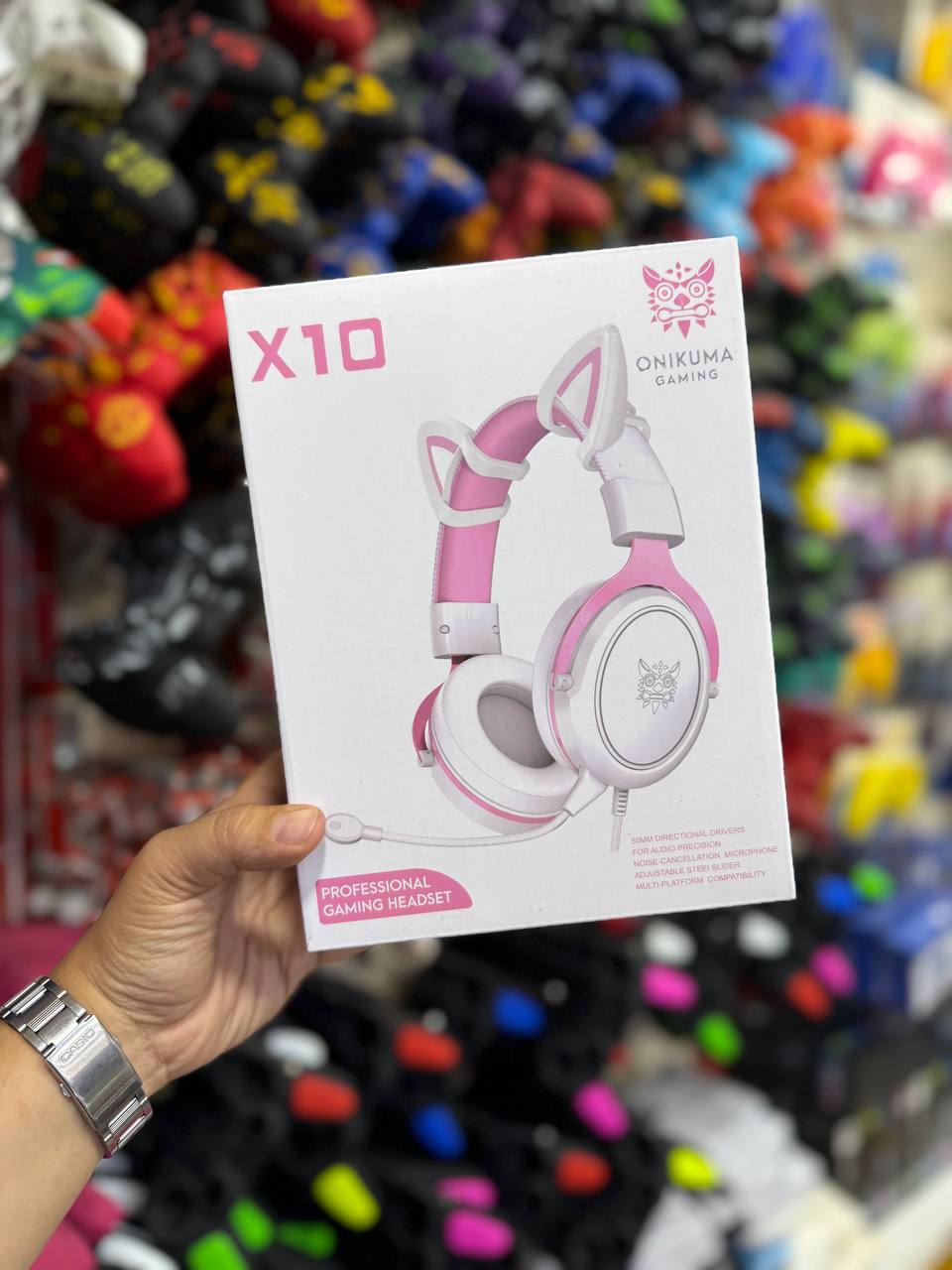 هدست گیمینگ سیم دار فول RGB اونیکوما X10 – سفید